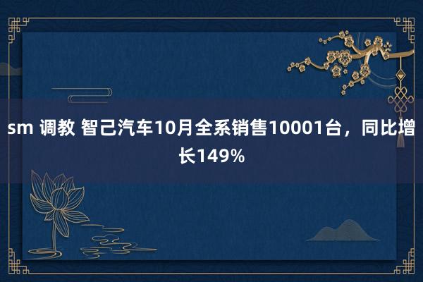 sm 调教 智己汽车10月全系销售10001台，同比增长149%