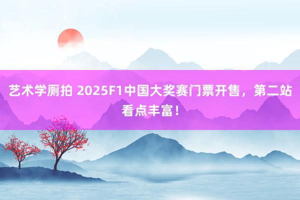 艺术学厕拍 2025F1中国大奖赛门票开售，第二站看点丰富！