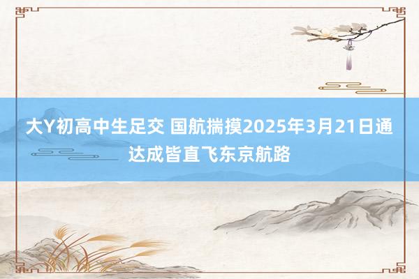 大Y初高中生足交 国航揣摸2025年3月21日通达成皆直飞东京航路