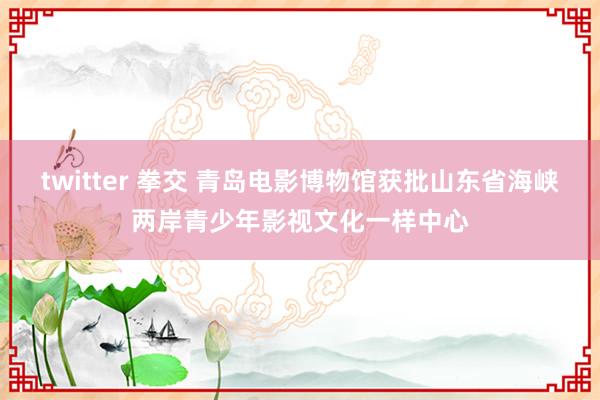 twitter 拳交 青岛电影博物馆获批山东省海峡两岸青少年影视文化一样中心