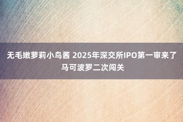 无毛嫩萝莉小鸟酱 2025年深交所IPO第一审来了 马可波罗二次闯关