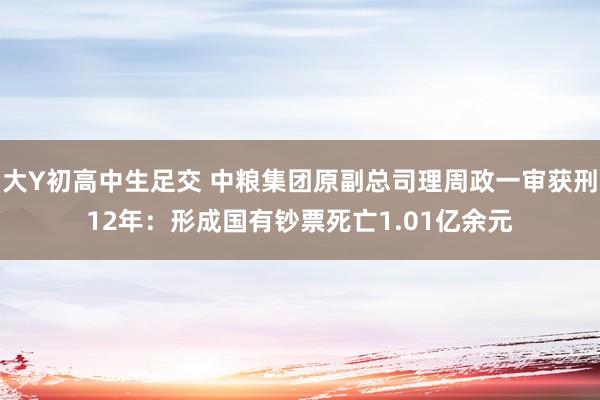 大Y初高中生足交 中粮集团原副总司理周政一审获刑12年：形成国有钞票死亡1.01亿余元